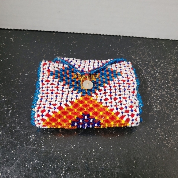 Vintage Native Beaded Wallet - Picture 1 of 7